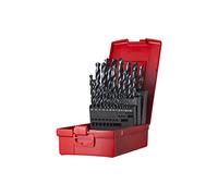Dormer A190206 HSS High Speed Steel Jobber Drill Bits with 118 Degree Standard Point, Set of 29
