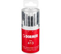 Dormer Jobber Drill Bits A191413 – HSS, 118° Standard Point – Set of 13