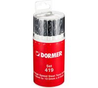 Dormer A191-419 19 Piece HSS Jobber Drill Bit Set