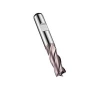 Dormer C246 C2462.0 HSS-E-PM 4 Flute End Mill/Milling Cutter with TiCN Coating, Diameter 2.0 mm, Single Pack