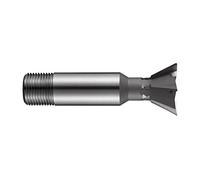 Dormer C83513.0 Series C835 HSS Dovetail Slot Cutter/Milling Cutter, Bright Finish with 60 degree angle, Screw Shank, 13.00 mm Cutting Diameter