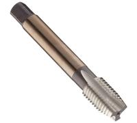 Dormer E000M8 Series E000 HSS-E-PM Spiral Point Machine Tap Metric with Bright Finish, ISO Standard, M8 x 1.25 mm Thread, 72 mm Length