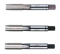 Dormer E100M20NO8 Series E100 HSS Straight Flute Serial Hand Tap Metric with Bright Finish, DIN352 Standard, NO8, M20 x 2.50 mm Thread, 95 mm Length