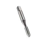 Dormer E105M15X1.0NO3 Series E105 HSS Straight Flute Serial Hand Tap Metric Fine with Bright Finish, DIN352 Standard, NO3, MF15 x 1.00 mm Thread, 70 mm Length