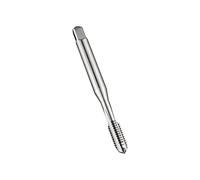 Dormer E237M8 Series E237 HSS-E-PM Straight Flute Left Had Machine Tap Metric with Bright Finish, DIN371 Standard, M8 x 1.25 mm Thread, 90 mm Length