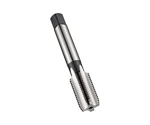 Dormer E243PG13.5NO2 Series E243 HSS Straight Flute Hand Tap PG Conduit Thread with Bright Finish, DIN Standard, NO2, 13.5"-18 Thread, 20.4 mm Cutting Diameter, 80 mm Length