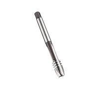 Dormer E266M20 Series E266 HSS-E-PM Spiral Point Interrupted Thread Machine Tap Metric with Bright Finish, DIN376 Standard, M20 x 2.50 mm Thread, 140 mm Length