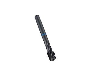 Dormer E383M16X1.5 Series E383 HSS-E-PM Spiral Flute Blue Shark Line Machine Tap Metric Fine with Steam Tempered Finish, DIN Standard, MF16 x 1.50 mm Thread, 100 mm Length