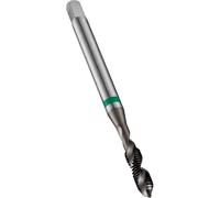 Dormer E474M3 Series E474 HSS-E-PM Spiral Flute Green Shark Line Machine Tap Metric with Super-B Coating, DIN Standard, M3 x 0.50 mm Thread, 56 mm Length