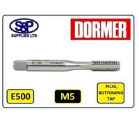 Dormer E500 HSS Metric Coarse Tap M5 Plug