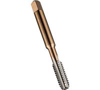 Dormer E515 HSS Straight Flute Hand Tap UNC with Bright Finish, ISO Standard, Single Pack