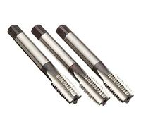 Dormer E5361/2NO6 Series E536 HSS BSF Straight Flute Hand Tap, Bright Finish, 1/2"-16 x 89mm, No.6