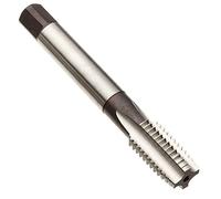 Dormer E5365/16NO2 Series E536 HSS BSF Straight Flute Hand Tap, Bright Finish, 5/16"-22 x 72mm, No.2