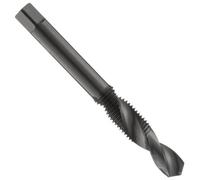 Dormer E650M8 Series E650 HSS 30° Spiral Flute Combination Drill Tap, Bright Finish, M8 x 1.25mm x 96mm