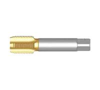 Dormer E7201/4NO3 Series E720 HSS NPSF Straight Flute Machine Tap, Bright Finish, 1/4" x 18 x 75mm