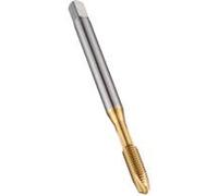 Dormer EP00TINM12 Series EP006TIN HSS-E-PM Spiral Point Machine Tap, Bright Finish, M12 x 1.75mm x 110mm