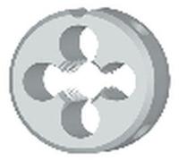 Dormer F100M5 Series F100 HSS Gun Nosed Machine Die, Bright Finish, M5 x 0.80mm x 7mm