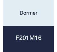 Dormer F201M16 Series F201 HSS Gun Nosed Machine Die, Bright Finish, M16 x 2.00mm x 18mm