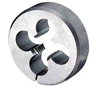 Dormer F300M2.5X13/16 Series F300 HSS Adjustable Split Hand Die, Bright Finish, M2.5 x 0.45mm x 1/4"
