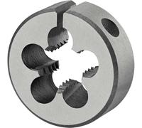 Dormer F300M6X1 Series F300 HSS Adjustable Split Hand Die, Bright Finish, M6 x 1.00mm x 3/8"