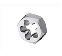 Dormer F312M10X1.25 Series F312 HSS MF Die Nut, Bright, M10 x 1.25mm x 3/8" x 3/8"