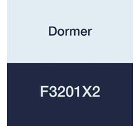 Dormer F3201X2 Series F320 HSS UNC Adjustable Die, Bright, #1-8 x 2" x 5/8"