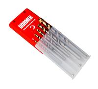 Dormer Drill Bit Set A089 5-Piece HSS TiN Coated