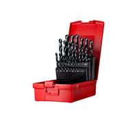 Dormer HSS Twist Drill Bit Set in Case 25pc Point 118° Straight Shank A190204