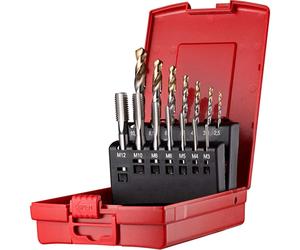 Dormer L115 No 101 14 Piece Hss Metric Tap and Drill Set