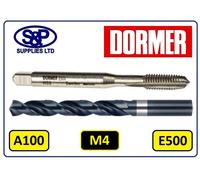 Dormer E500 Hss Coarse Tap Straight Flute 4Mm Second DORE50040S