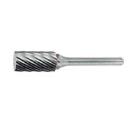 Dormer P6016.3X3.0 Series P601 Carbide Rotary Burr, Cylinder without Endcut, Bright, 8.00mm x 64mm