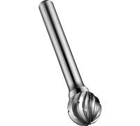 Dormer P70712.7X6.0 Series P707 Carbide Rotary Burr, Ball, Bright, 6.00mm x 50mm