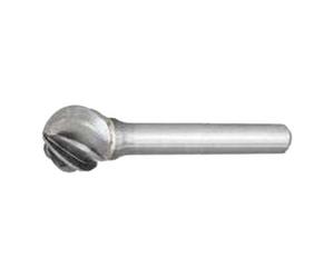 Dormer P70712.7X6.0 Series P707 Carbide Rotary Burr, Ball, Bright, 6.00mm x 50mm