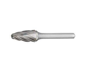 Dormer P71112.7X6.0 Series P711 Carbide Rotary Burr, Ball Nosed Tree, Bright, 6.00mm x 50mm