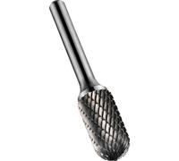 Dormer P8053.0X3.0 Solid Carbide Bright Rotary Burr Ball Nosed Cylinder 3 X 3Mm