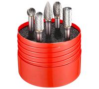 Dormer Rotary Burr Set P88001 – 5-Piece Solid Carbide, Various Sizes & Shapes
