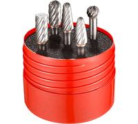 Dormer Rotary Burr Set of 5 Pieces, Various Sizes and Shapes
