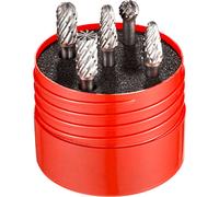 Dormer P88004 5 Piece Solid Carbide Burr Set