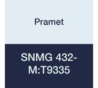 Dormer Pramet SNMG 120408E-M T9335 Double-Sided Negative Turning Insert