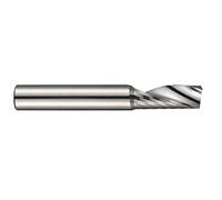 Dormer S6376.0 Shank End Mill, Polished Coating, HM, Head Diameter 6 mm, Flute Length 20 mm, Full Length 60 mm