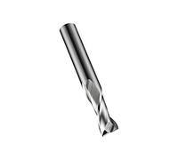Dormer S902 Carbide 2 Flute Slot Drill/Milling Cutter with Bright Finish, DIN 6535HA Shank, Various Sizes