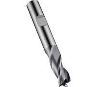 Dormer S933 Solid Carbide TiALN Flatted Shank 3 Flute Slot Drill 9mm