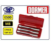 Dormer E500 HSS Metric Coarse Tap M8 Set