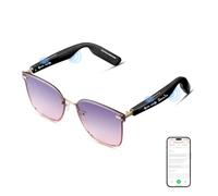 Dormiro Smart Glasses for Women IPX7 Waterproof AI Glasses with Translator 150+ Language Bluetooth Glasses with Speaker,Open Ear Headphones,Touch Control Smart Sunglasses