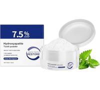Dormorna Hydroxyapatite Tooth Restorative Powder, Hydroxyapatite Tooth Powder, Nano Microcrystalline Hydroxyapatite Powders for Enamel Repair and Teeth Strengthening, Fresh Breath (1)