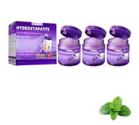 Dormorna Hydroxyapatite Tooth Restorative Powder, Hydroxyapatite Toothpaste Powder for Enamel Repair and Teeth Strengthening, Fluoride Free Gentle Whitening Tooth Paste for Sensitive Teeth, Fresh (3)