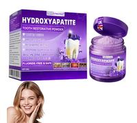 Dormorna Hydroxyapatite Tooth Restorative Powder, Natural Dental Mineral Teeth Whitening Powder, Protect Gums & Freshen Breath & Care (1)