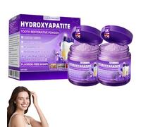 Dormorna Hydroxyapatite Tooth Restorative Powder, Natural Tooth Whitening Powder, Dormorna Hydroxyapatite Tooth Powders, Stain Removing & Teeth Whitening, Fresh Breath (2 Pcs)