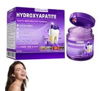 Dormorna HydroxyapatiteTooth Restorative Powder,Hydroxyapatite Powder for Enamel Repair and Tooth, Nano Hydroxyapatite, Fluoride Free Gentle Whitening Tooth for Sensitive Teeth (1)