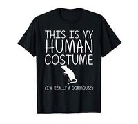 Dormouse Easy Halloween Human Costume Rodent Animal DIY Gift T-Shirt